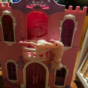 Castle with Barbie accessories